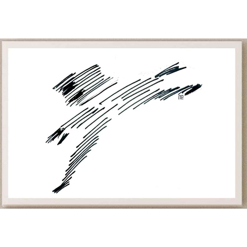 Nezih Danyal Tipler Kişiye Özel Sertifikalı Sınırlı Fine Art Karikatür Baskı NTP00311