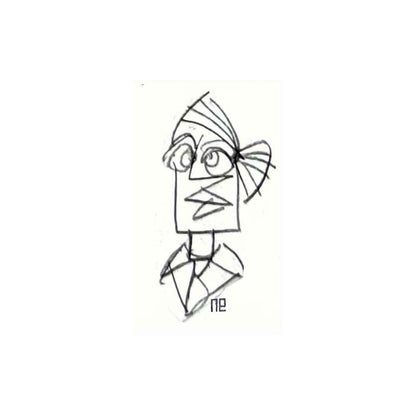 Nezih Danyal Tipler Kişiye Özel Sertifikalı Sınırlı Fine Art Karikatür Baskı NTP00314