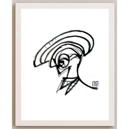 Nezih Danyal Tipler Kişiye Özel Sertifikalı Sınırlı Fine Art Karikatür Baskı NTP00316