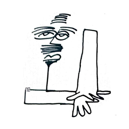 Nezih Danyal Tipler Kişiye Özel Sertifikalı Sınırlı Fine Art Karikatür Baskı NTP00317