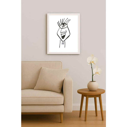 Nezih Danyal Tipler Kişiye Özel Sertifikalı Sınırlı Fine Art Karikatür Baskı NTP00319