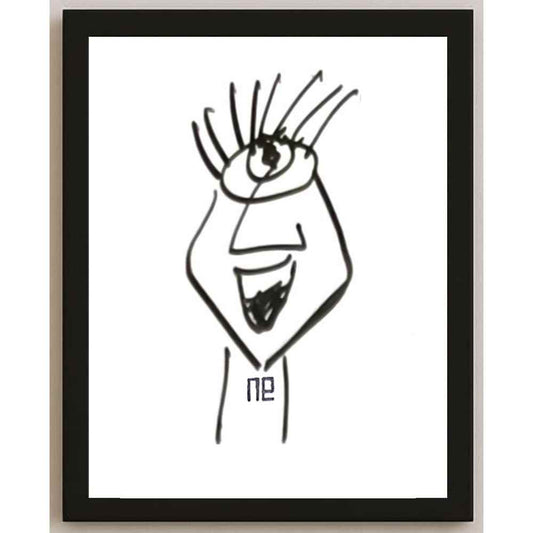 Nezih Danyal Tipler Kişiye Özel Sertifikalı Sınırlı Fine Art Karikatür Baskı NTP00319