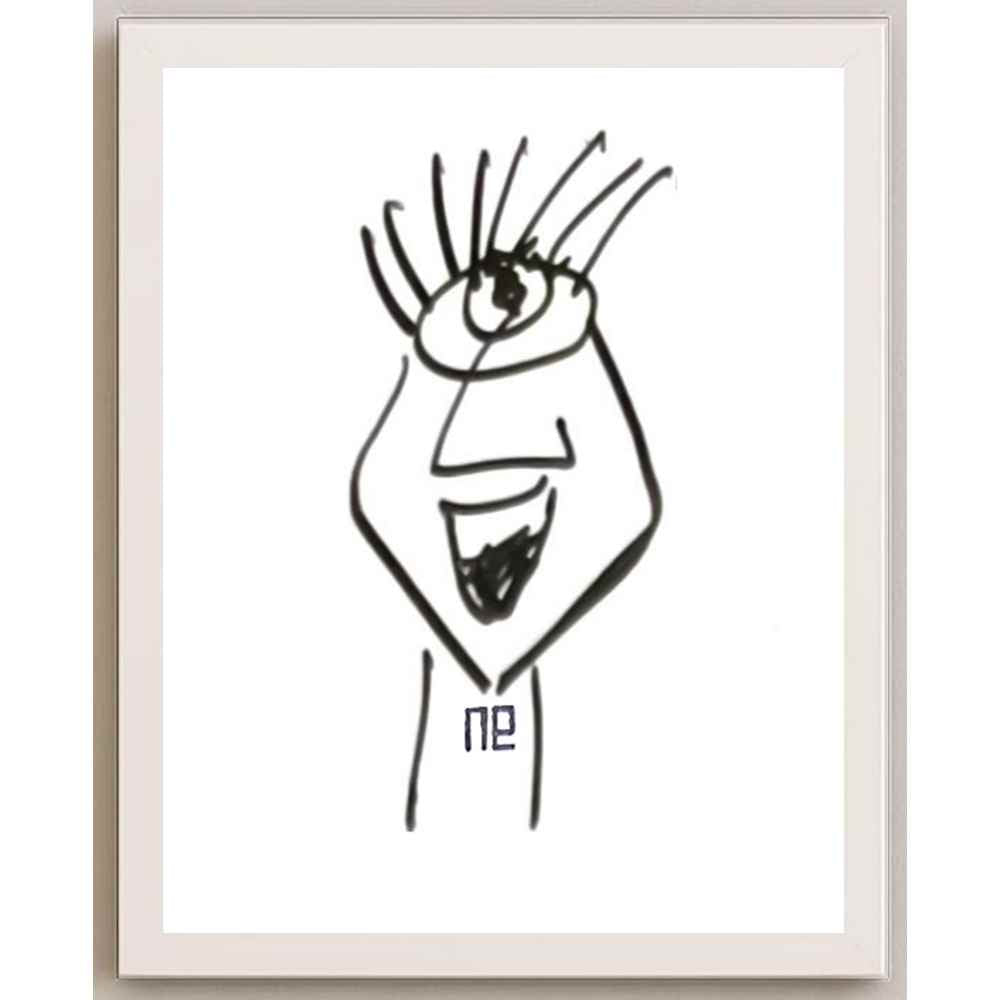 Nezih Danyal Tipler Kişiye Özel Sertifikalı Sınırlı Fine Art Karikatür Baskı NTP00319