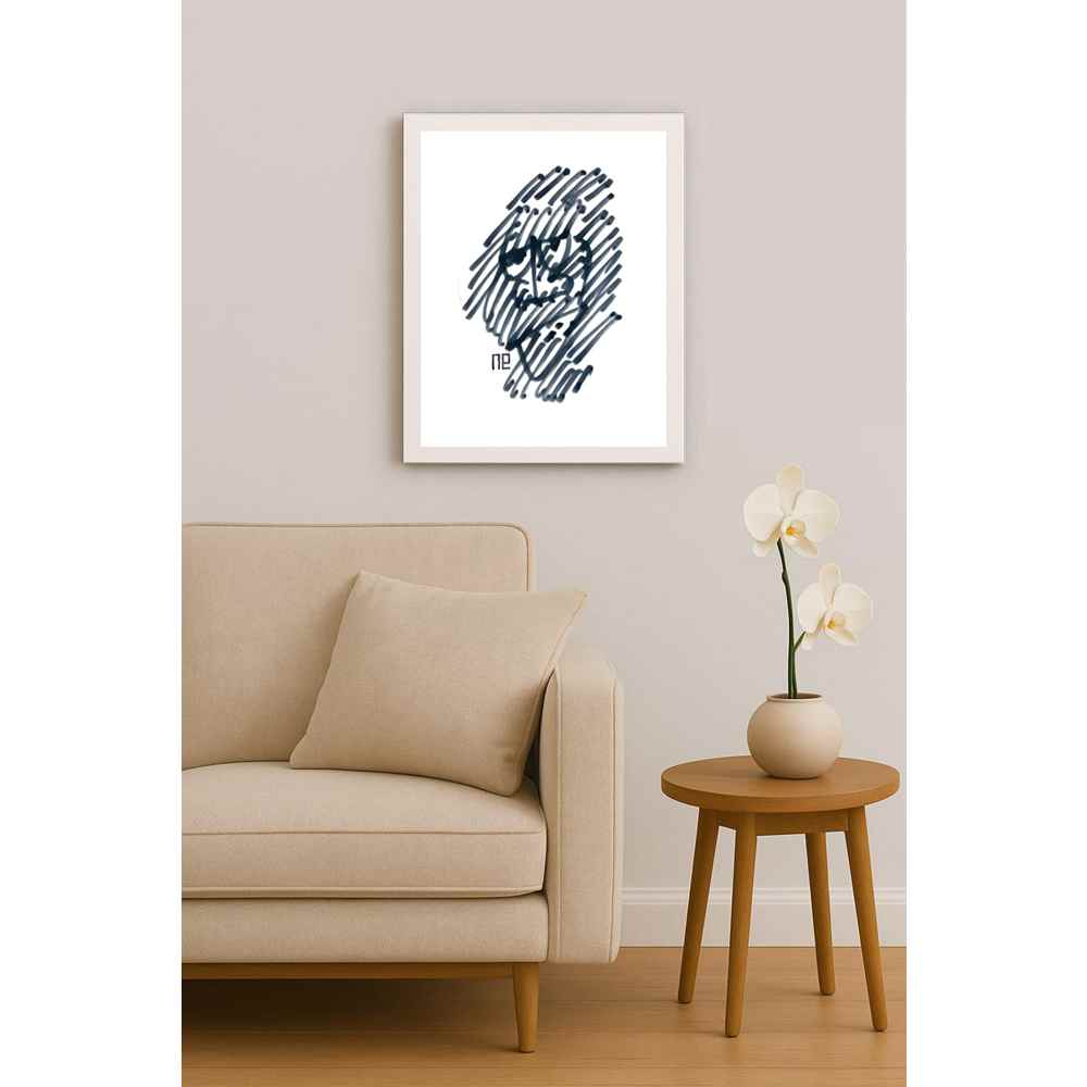 Nezih Danyal Tipler Kişiye Özel Sertifikalı Sınırlı Fine Art Karikatür Baskı NTP00324