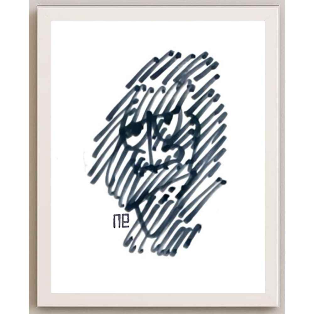 Nezih Danyal Tipler Kişiye Özel Sertifikalı Sınırlı Fine Art Karikatür Baskı NTP00324