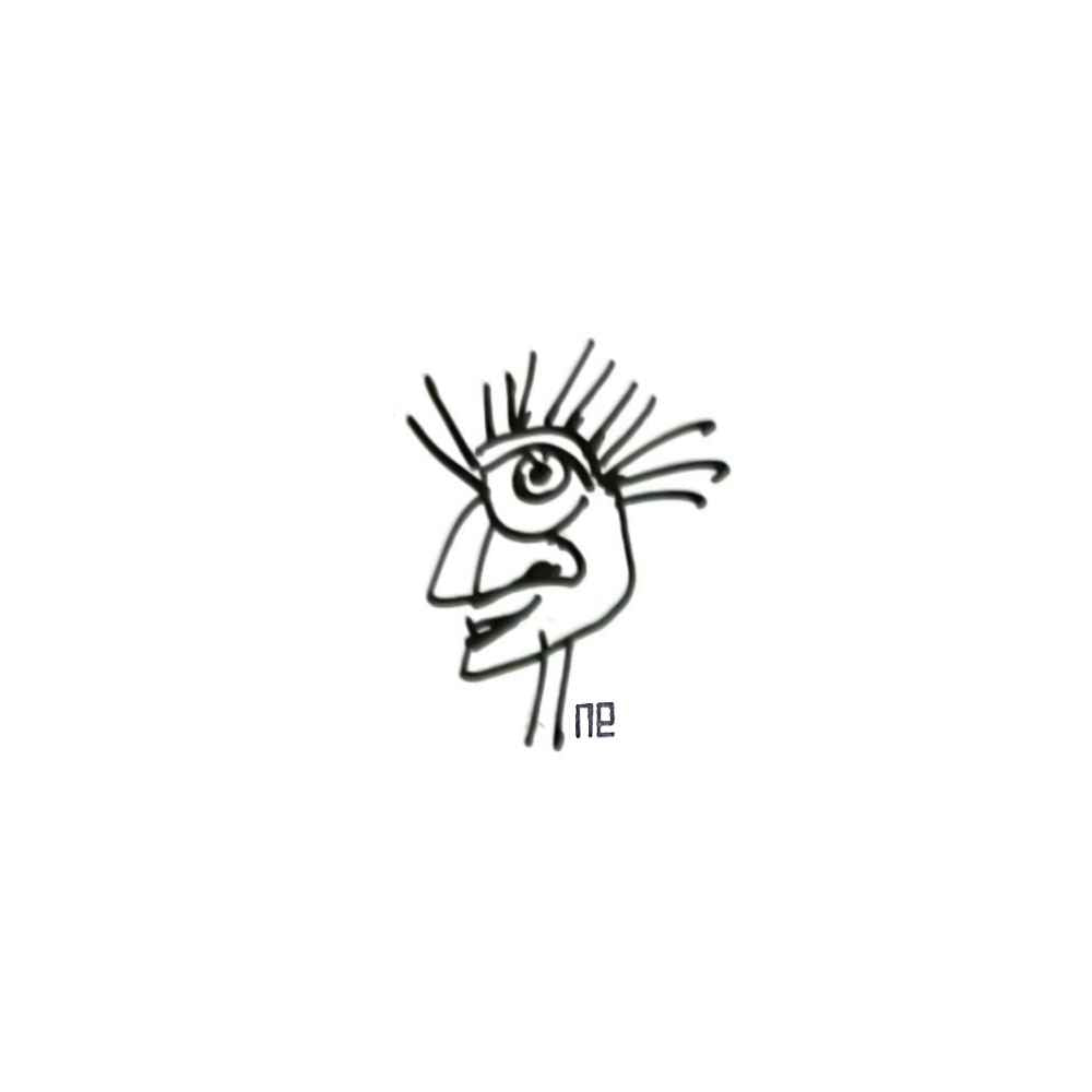 Nezih Danyal Tipler Kişiye Özel Sertifikalı Sınırlı Fine Art Karikatür Baskı NTP00327