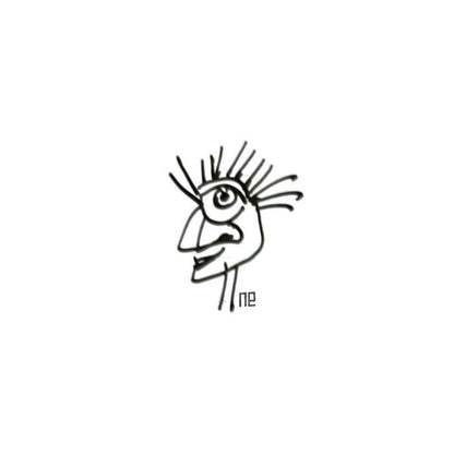 Nezih Danyal Tipler Kişiye Özel Sertifikalı Sınırlı Fine Art Karikatür Baskı NTP00327