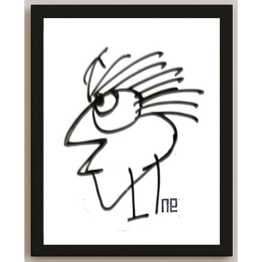 Nezih Danyal Tipler Kişiye Özel Sertifikalı Sınırlı Fine Art Karikatür Baskı NTP00328