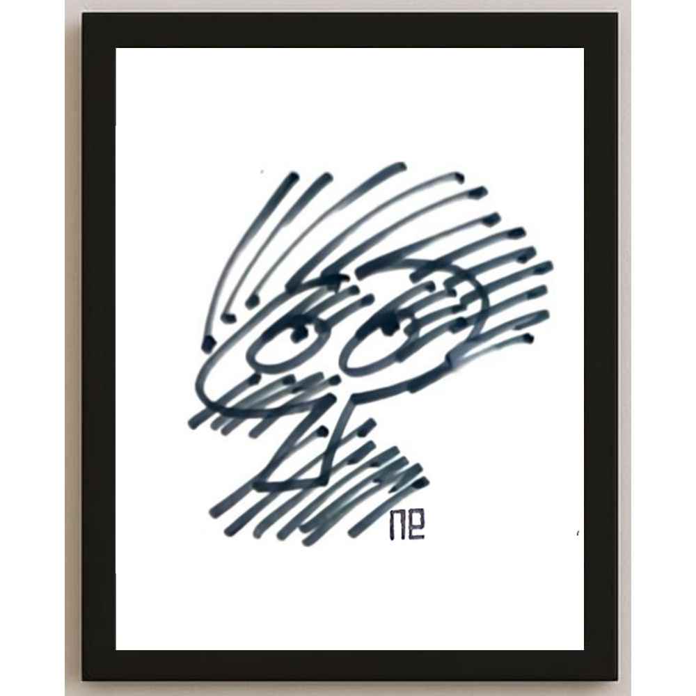 Nezih Danyal Tipler Kişiye Özel Sertifikalı Sınırlı Fine Art Karikatür Baskı NTP00329