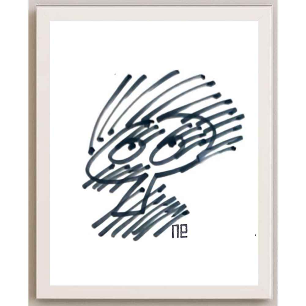 Nezih Danyal Tipler Kişiye Özel Sertifikalı Sınırlı Fine Art Karikatür Baskı NTP00329