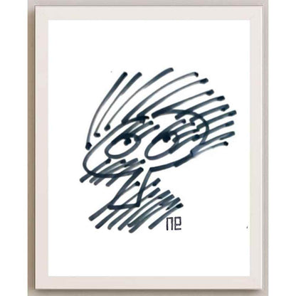 Nezih Danyal Tipler Kişiye Özel Sertifikalı Sınırlı Fine Art Karikatür Baskı NTP00329