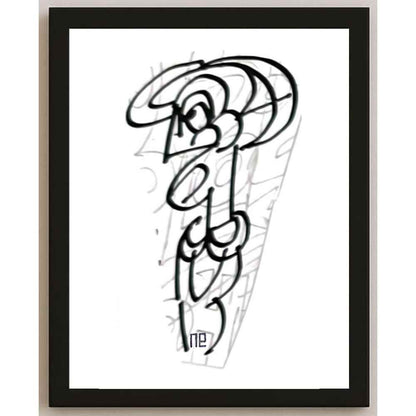 Nezih Danyal Tipler Kişiye Özel Sertifikalı Sınırlı Fine Art Karikatür Baskı NTP00330