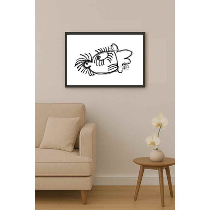 Nezih Danyal Tipler Kişiye Özel Sertifikalı Sınırlı Fine Art Karikatür Baskı NTP00332