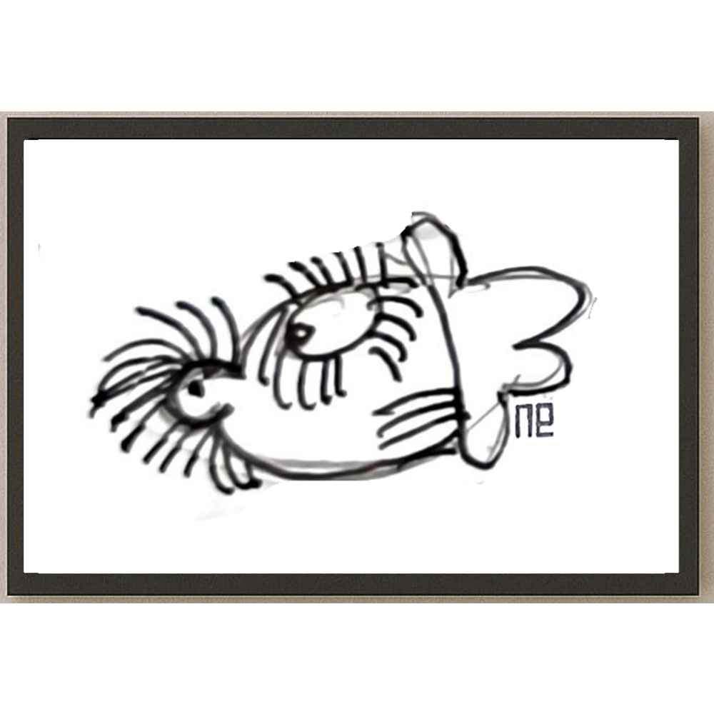 Nezih Danyal Tipler Kişiye Özel Sertifikalı Sınırlı Fine Art Karikatür Baskı NTP00332