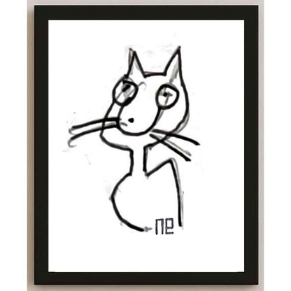 Nezih Danyal Tipler Kişiye Özel Sertifikalı Sınırlı Fine Art Karikatür Baskı NTP00333