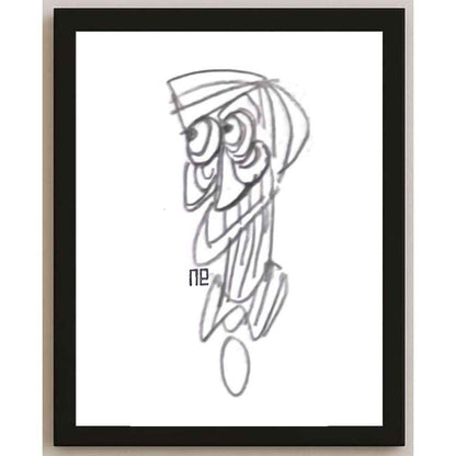 Nezih Danyal Tipler Kişiye Özel Sertifikalı Sınırlı Fine Art Karikatür Baskı NTP00336