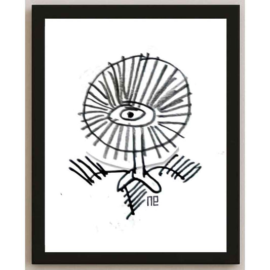 Nezih Danyal Tipler Kişiye Özel Sertifikalı Sınırlı Fine Art Karikatür Baskı NTP00339