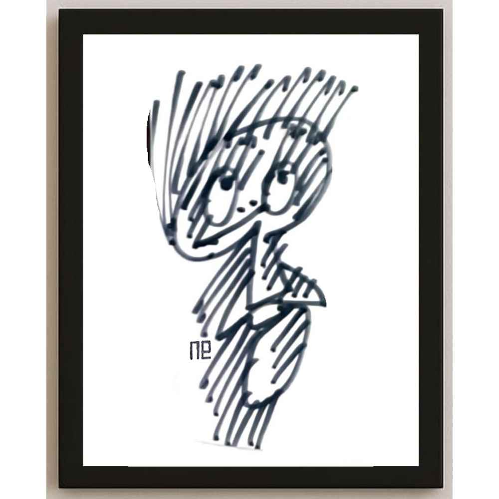 Nezih Danyal Tipler Kişiye Özel Sertifikalı Sınırlı Fine Art Karikatür Baskı NTP00340