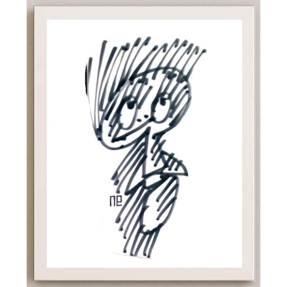 Nezih Danyal Tipler Kişiye Özel Sertifikalı Sınırlı Fine Art Karikatür Baskı NTP00340