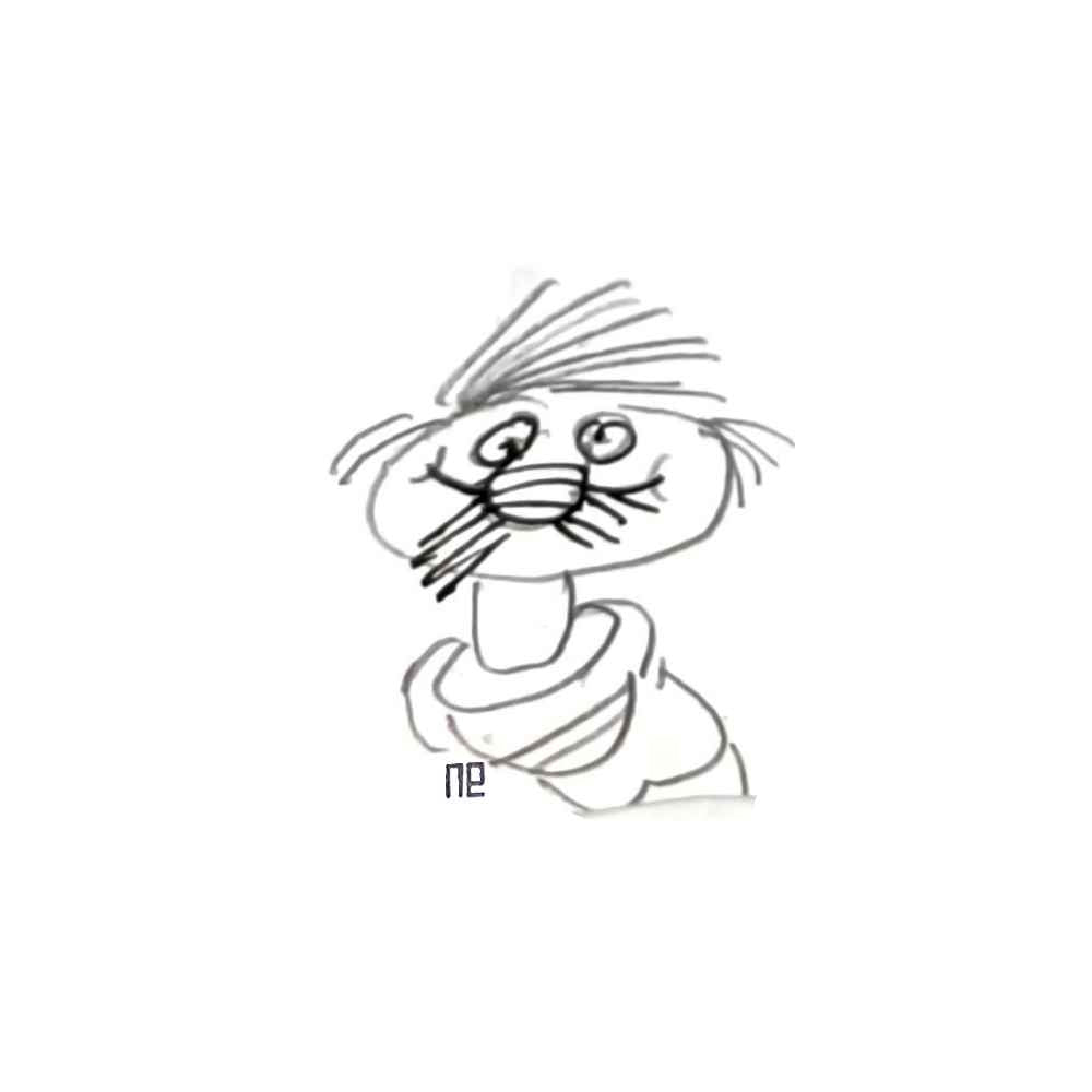 Nezih Danyal Tipler Kişiye Özel Sertifikalı Sınırlı Fine Art Karikatür Baskı NTP00341