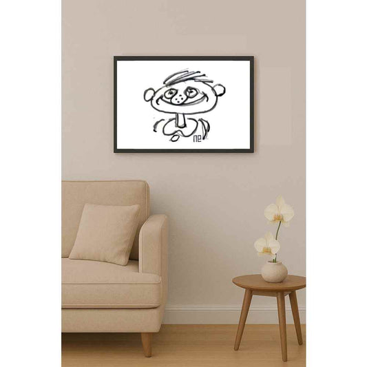 Nezih Danyal Tipler Kişiye Özel Sertifikalı Sınırlı Fine Art Karikatür Baskı NTP00343