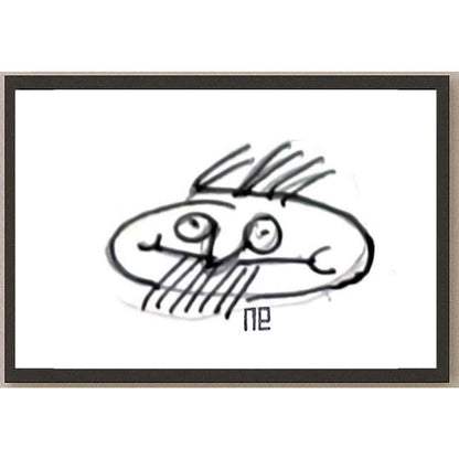 Nezih Danyal Tipler Kişiye Özel Sertifikalı Sınırlı Fine Art Karikatür Baskı NTP00345