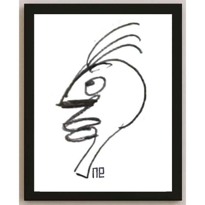 Nezih Danyal Tipler Kişiye Özel Sertifikalı Sınırlı Fine Art Karikatür Baskı NTP00349