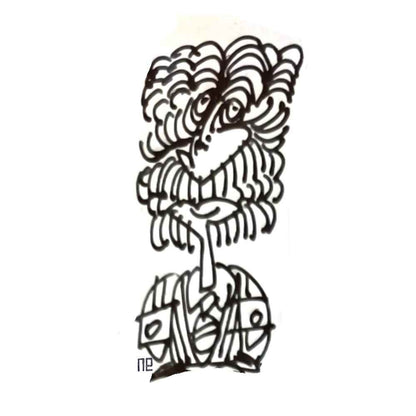 Nezih Danyal Tipler Kişiye Özel Sertifikalı Sınırlı Fine Art Karikatür Baskı NTP00351