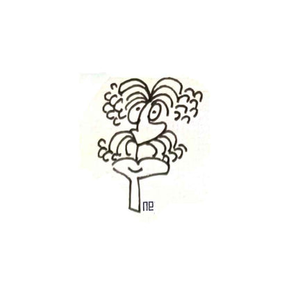 Nezih Danyal Tipler Kişiye Özel Sertifikalı Sınırlı Fine Art Karikatür Baskı NTP00356