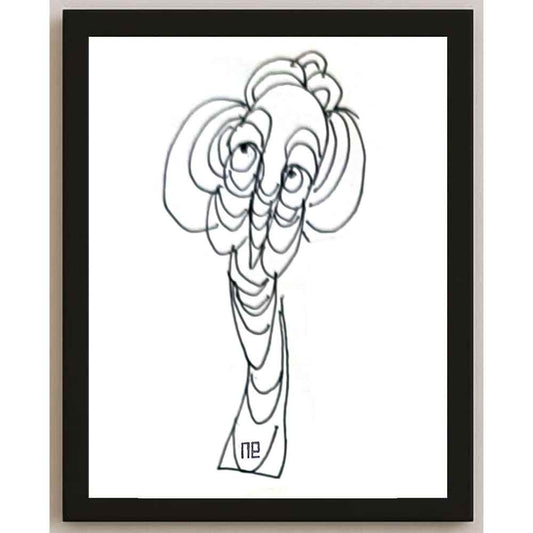 Nezih Danyal Tipler Kişiye Özel Sertifikalı Sınırlı Fine Art Karikatür Baskı NTP00363