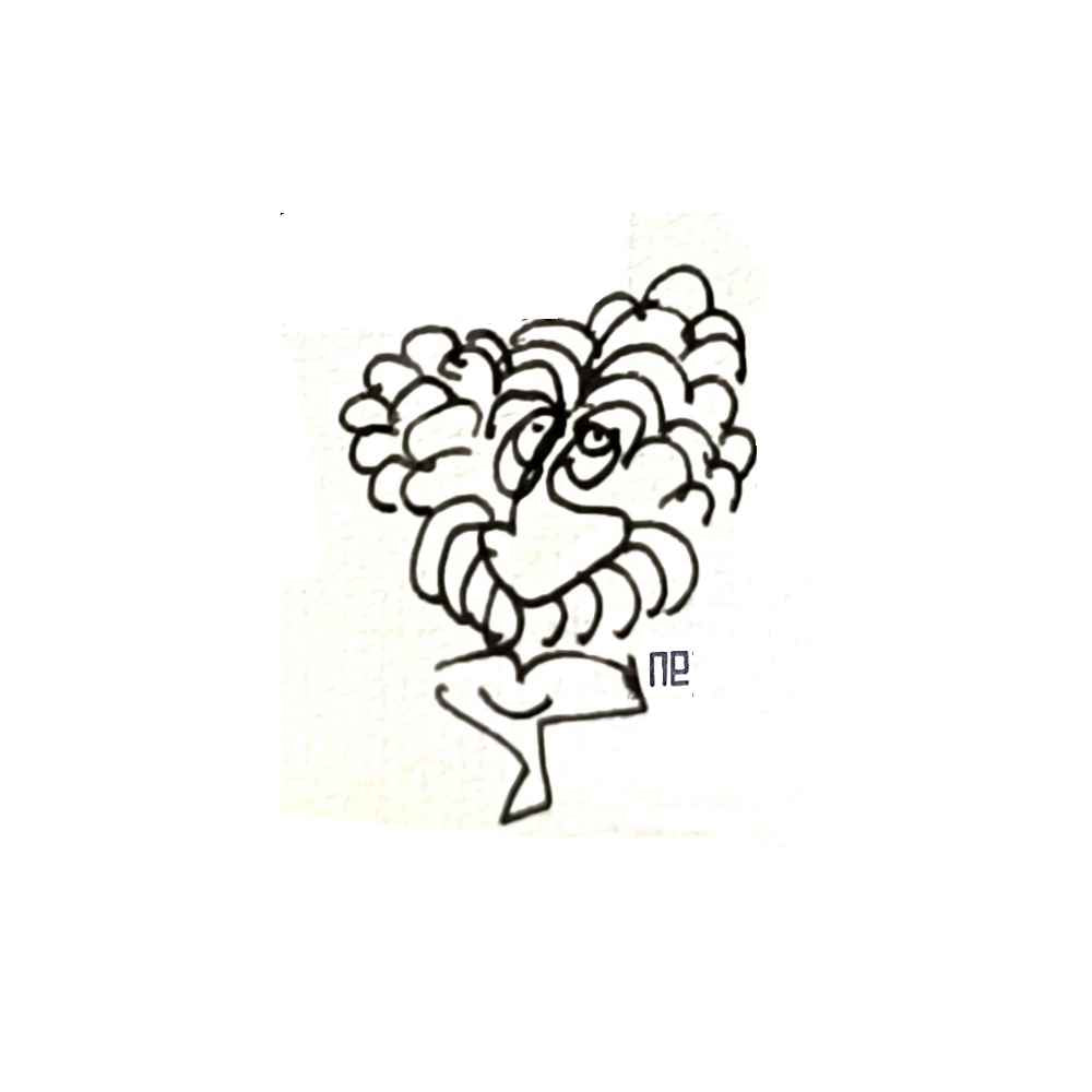 Nezih Danyal Tipler Kişiye Özel Sertifikalı Sınırlı Fine Art Karikatür Baskı NTP00366