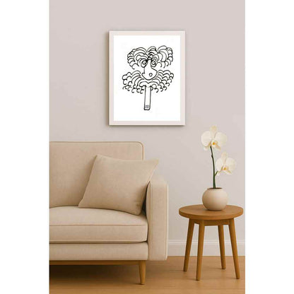 Nezih Danyal Tipler Kişiye Özel Sertifikalı Sınırlı Fine Art Karikatür Baskı NTP00368
