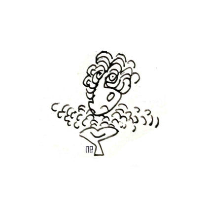 Nezih Danyal Tipler Kişiye Özel Sertifikalı Sınırlı Fine Art Karikatür Baskı NTP00369