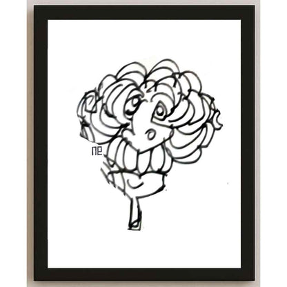 Nezih Danyal Tipler Kişiye Özel Sertifikalı Sınırlı Fine Art Karikatür Baskı NTP00371