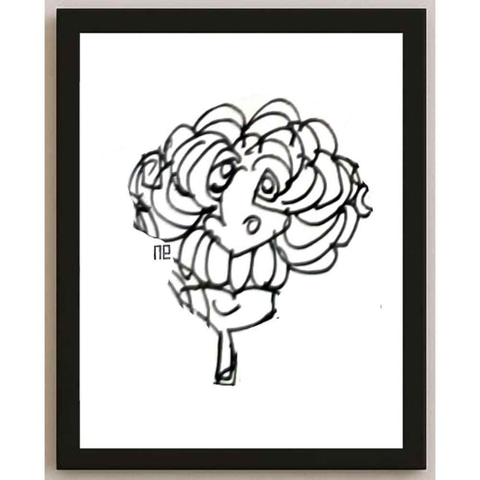 Nezih Danyal Tipler Kişiye Özel Sertifikalı Sınırlı Fine Art Karikatür Baskı NTP00371