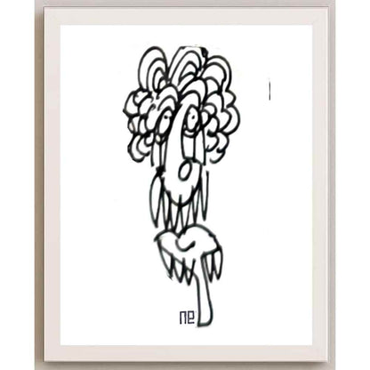 Nezih Danyal Tipler Kişiye Özel Sertifikalı Sınırlı Fine Art Karikatür Baskı NTP00372