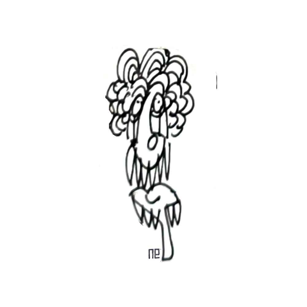 Nezih Danyal Tipler Kişiye Özel Sertifikalı Sınırlı Fine Art Karikatür Baskı NTP00372