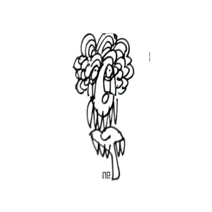 Nezih Danyal Tipler Kişiye Özel Sertifikalı Sınırlı Fine Art Karikatür Baskı NTP00372