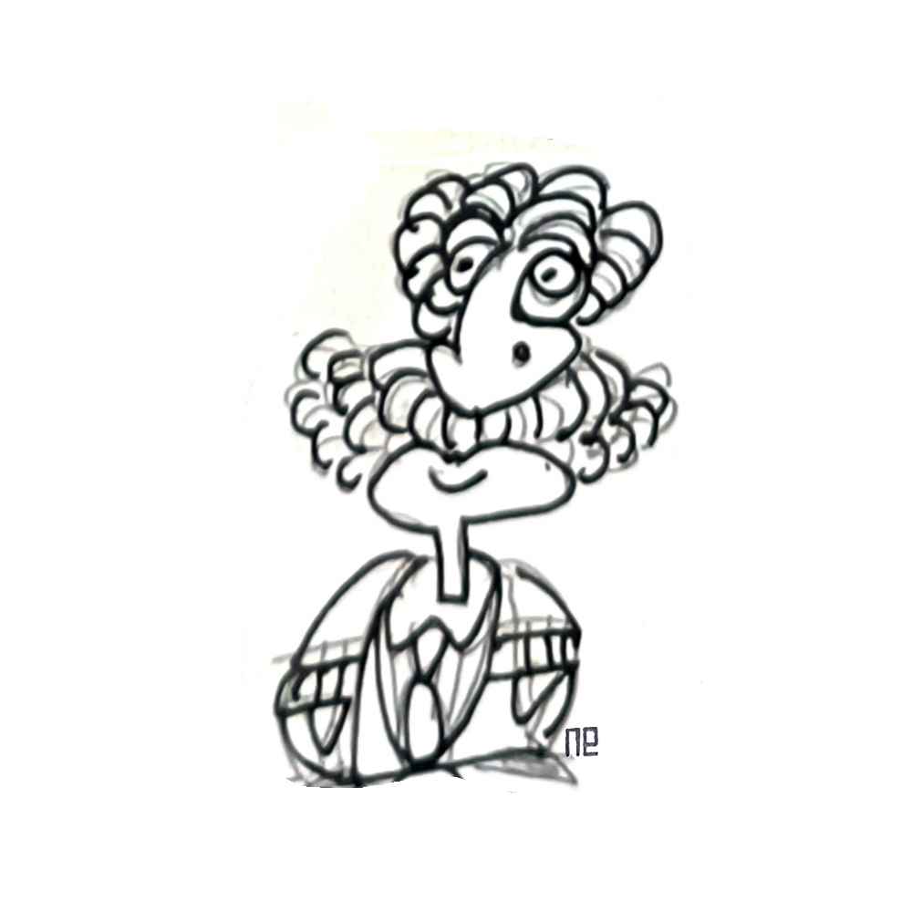 Nezih Danyal Tipler Kişiye Özel Sertifikalı Sınırlı Fine Art Karikatür Baskı NTP00373