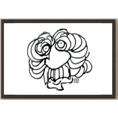 Nezih Danyal Tipler Kişiye Özel Sertifikalı Sınırlı Fine Art Karikatür Baskı NTP00376