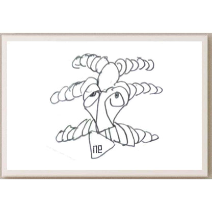 Nezih Danyal Tipler Kişiye Özel Sertifikalı Sınırlı Fine Art Karikatür Baskı NTP00379