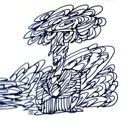 Nezih Danyal Tipler Kişiye Özel Sertifikalı Sınırlı Fine Art Karikatür Baskı NTP00383