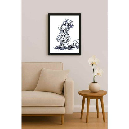 Nezih Danyal Tipler Kişiye Özel Sertifikalı Sınırlı Fine Art Karikatür Baskı NTP00386