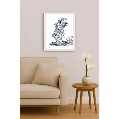 Nezih Danyal Tipler Kişiye Özel Sertifikalı Sınırlı Fine Art Karikatür Baskı NTP00386
