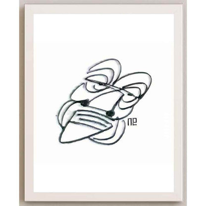 Nezih Danyal Tipler Kişiye Özel Sertifikalı Sınırlı Fine Art Karikatür Baskı NTP00388