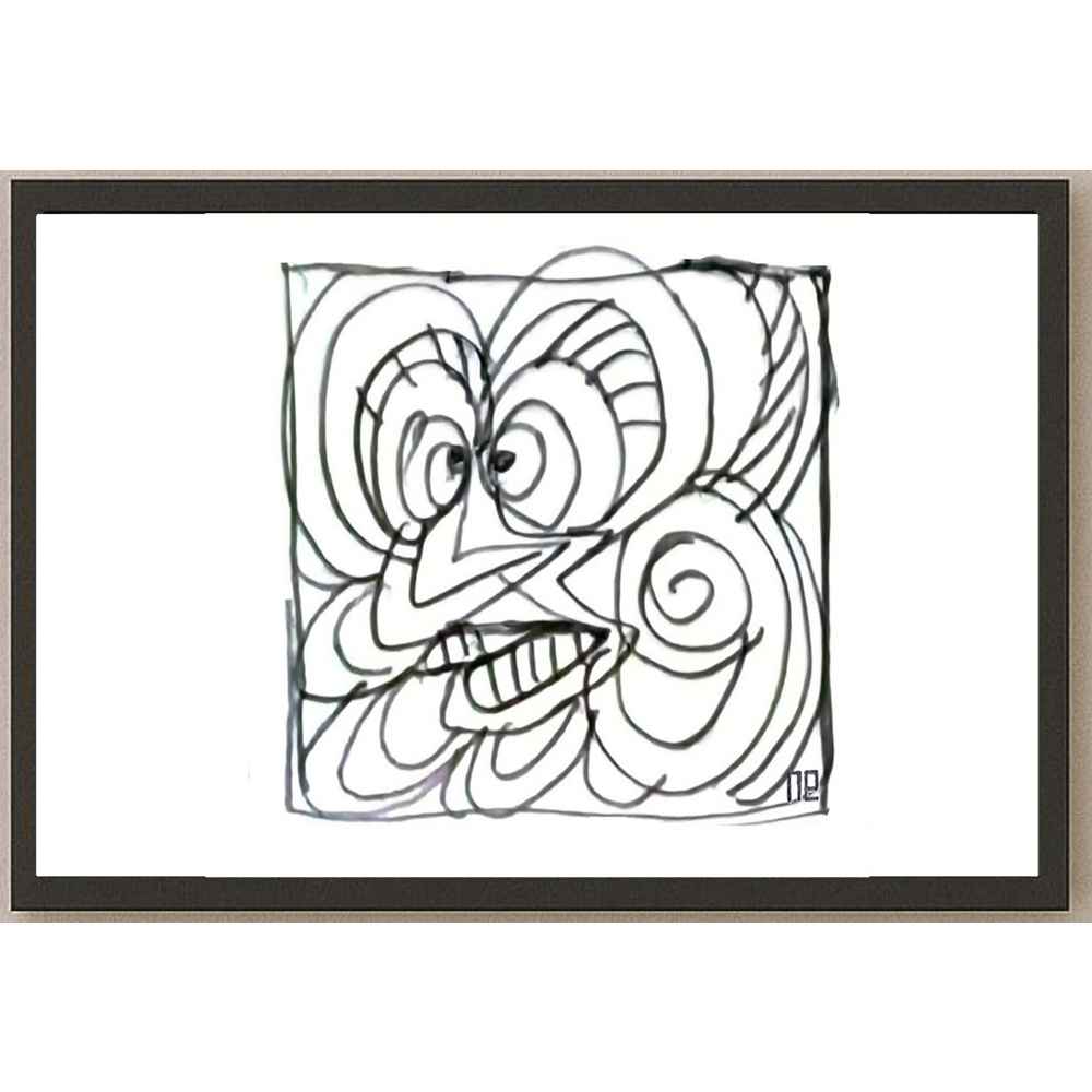 Nezih Danyal Tipler Kişiye Özel Sertifikalı Sınırlı Fine Art Karikatür Baskı NTP00391
