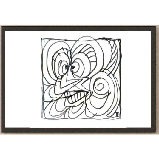 Nezih Danyal Tipler Kişiye Özel Sertifikalı Sınırlı Fine Art Karikatür Baskı NTP00391