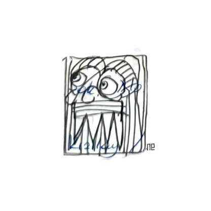 Nezih Danyal Tipler Kişiye Özel Sertifikalı Sınırlı Fine Art Karikatür Baskı NTP00392