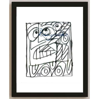 Nezih Danyal Tipler Kişiye Özel Sertifikalı Sınırlı Fine Art Karikatür Baskı NTP00393
