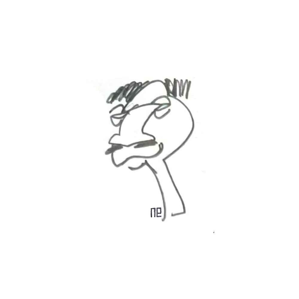 Nezih Danyal Tipler Kişiye Özel Sertifikalı Sınırlı Fine Art Karikatür Baskı NTP00401